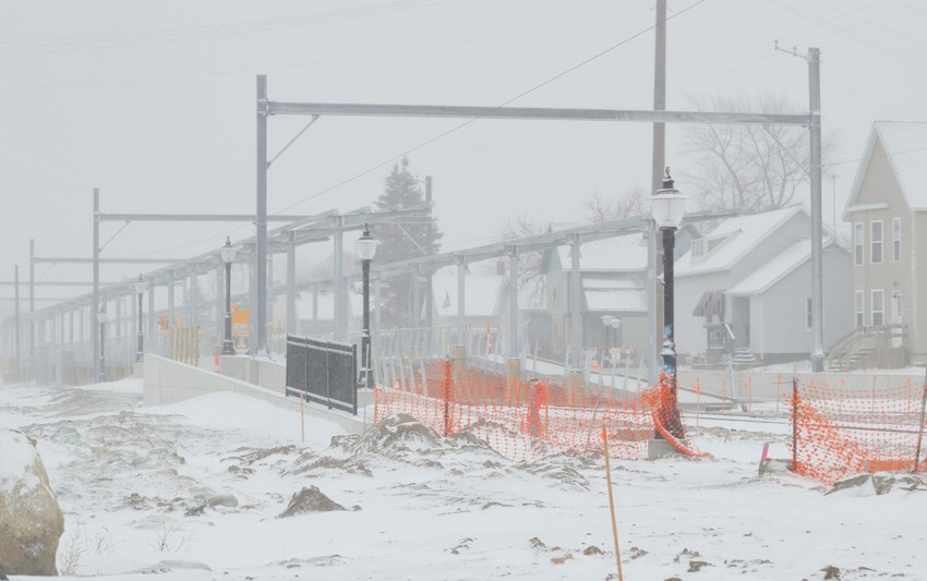 Sneg u SAD - Milčigen Siti, Indijana