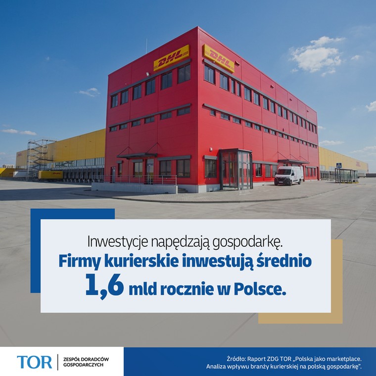 Raport ZDG TOR: DHL eCommerce w czołówce firm logistycznych mających największy wpływ na polską gospodarkę