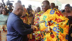 Asantehene and Nana Addo