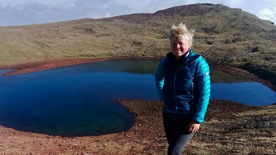 Dorota Szparaga. Wulkan Azhadak 3550 m n.p.m., Armenia