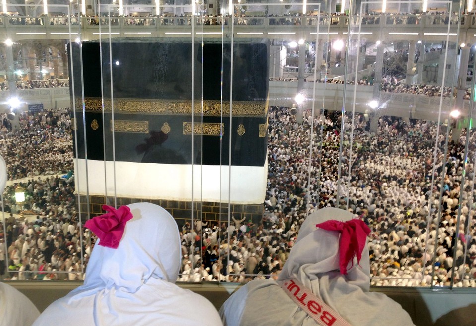 SAUDI ARABIA HAJJ 2015 (The Kaaba at Masjid al-Haram Mosque)