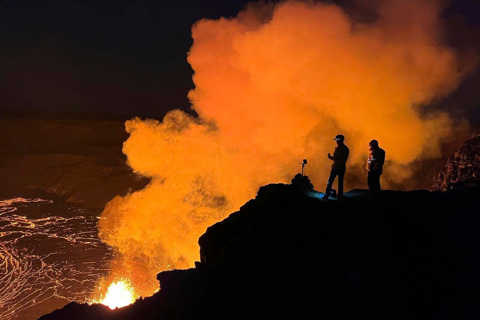 Havajská sopka Kilauea opäť chrlí lávu.