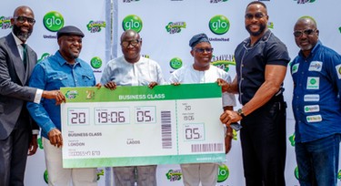 Glo gifts Lagos, Abuja, Warri customers business class multi-city trips to Europe