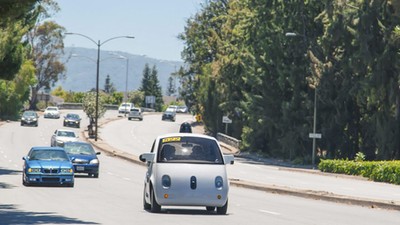 google car samochód bez kierowcy self-driving