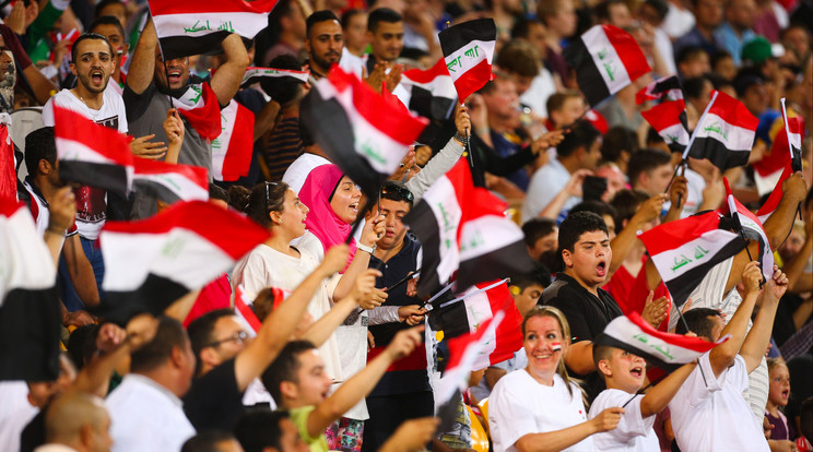 Az iraki szurkolók idén még nem láthattak győzelmet a válogatottól /Fotó:AFP