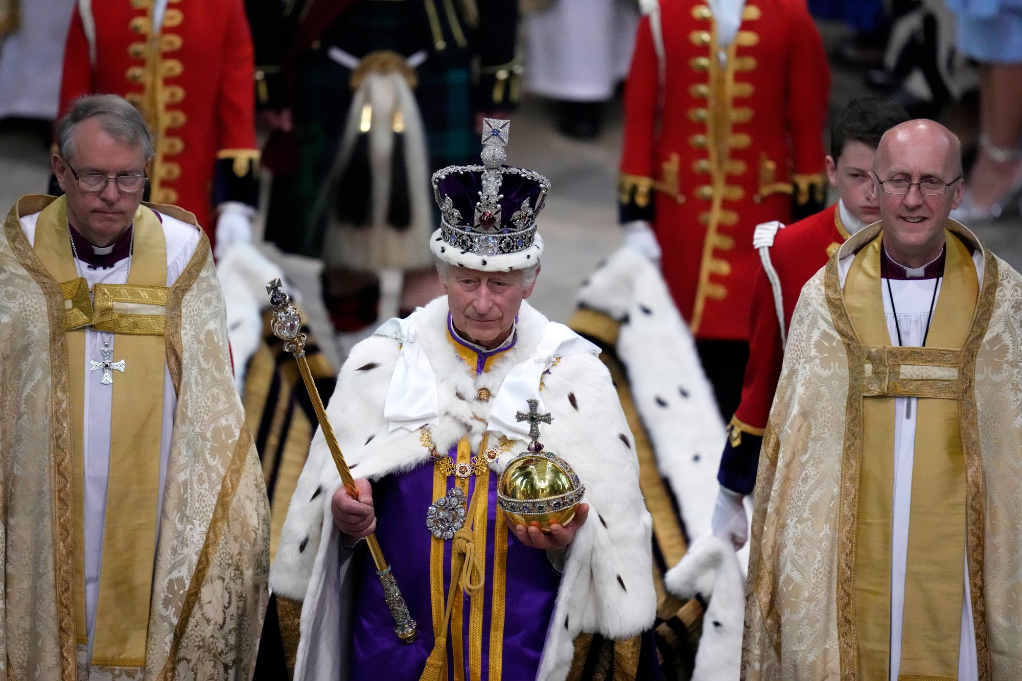 Korunovácia kráľa Karola III. a kráľovnej Camilly.