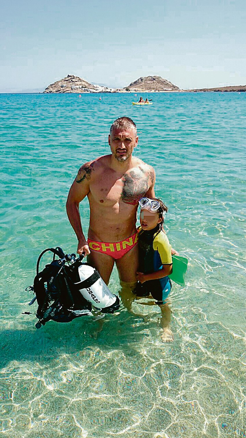 Čedomir Jovanović na letovanju