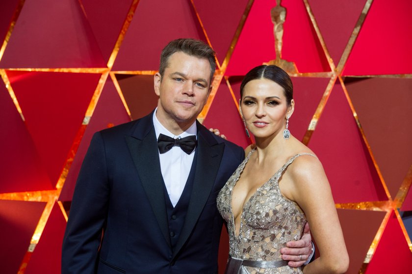 Matt Damon i Luciana Barroso