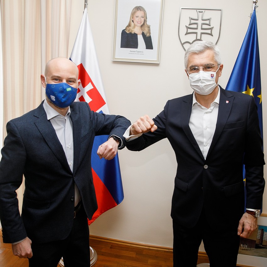 Vladimir Bilcik i Ivan Korčok