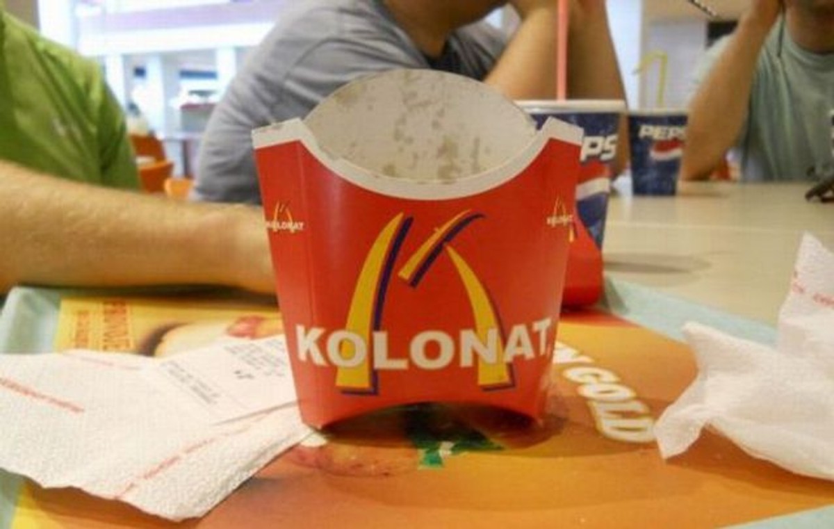 Kolonat - taka wersja McDonald's znajduje się w Albanii