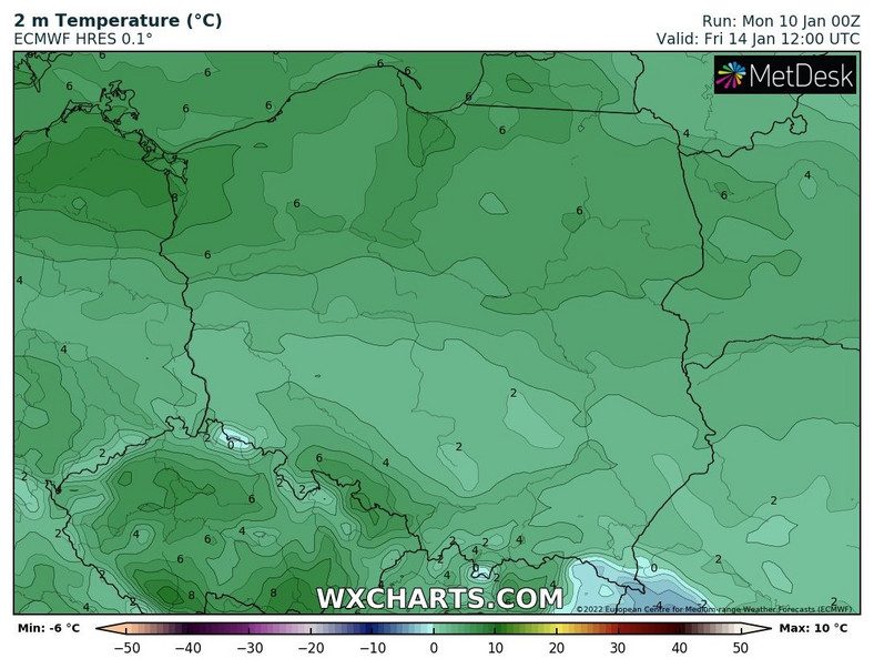 Temperatura w całej Polsce zdecydowanie przekroczy 0 st. C