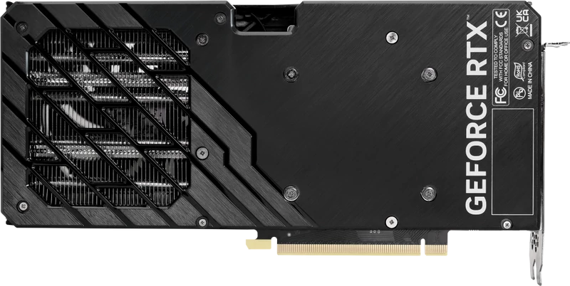 Palit GeForce RTX 4070 Dual – tył karty