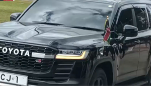 Chief Justice Martha Koome arrives in a sleek, powerful all-black Toyota LC300 GR Sport SUV for the Madaraka Day celebrations in Embu