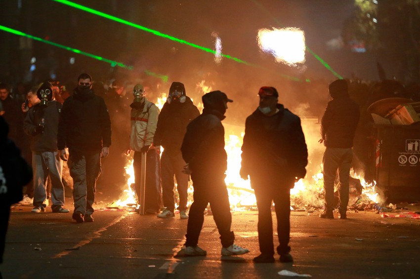 Protesti u Gruziji - Tbilisi 1. decembra