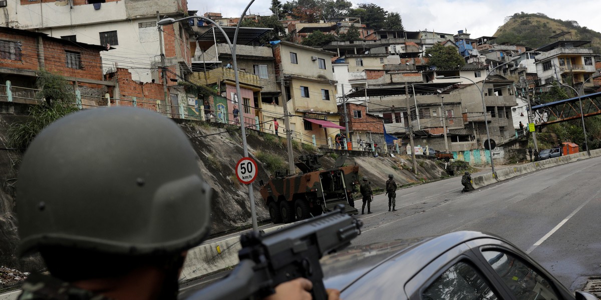 Violence in Rio de Janeiro has gotten so bad a newspaper is covering it in the 'war' section