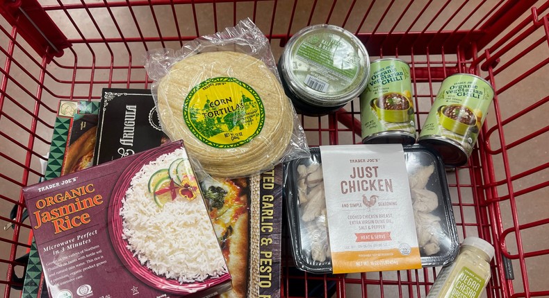 Trader Joe's has great plant-based options for easy meals. Stephanie Dreyer