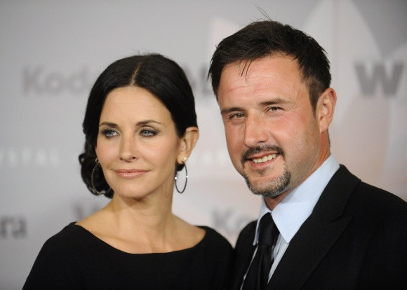 David Arquette z Courteney Cox (fot. BEW)