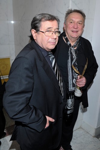 Janusz Gajos i Michał Urbaniak na gali Orły 2013