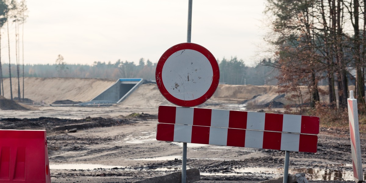 Budowa drogi ekspresowej S3 na odcinku, na którym wstrzymano prace