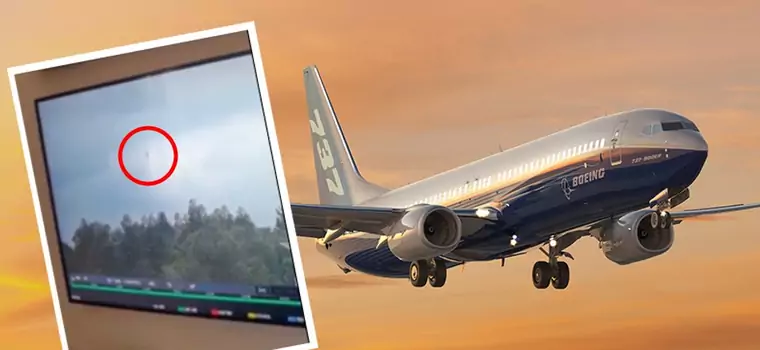 Kamera przemysłowa zarejestrowała ostatnie sekundy pikowania chińskiego Boeinga 737