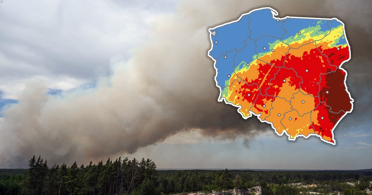 Pożary nadchodzą. Cały wschód Polski w ogniu