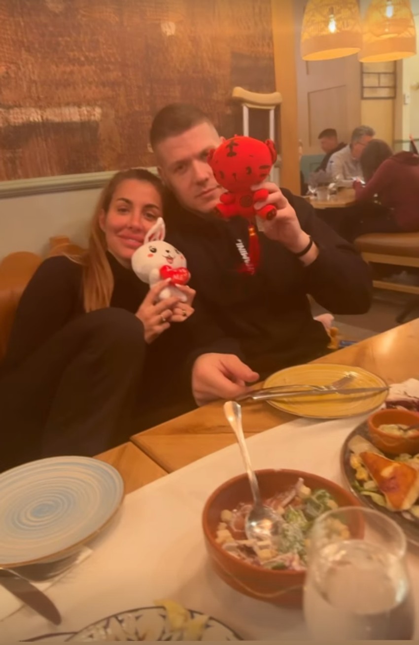 Jelena i Sloba Radanović na skijanju