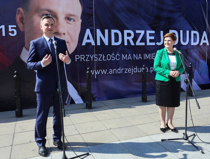 Beata Szydło i Andrzej Duda