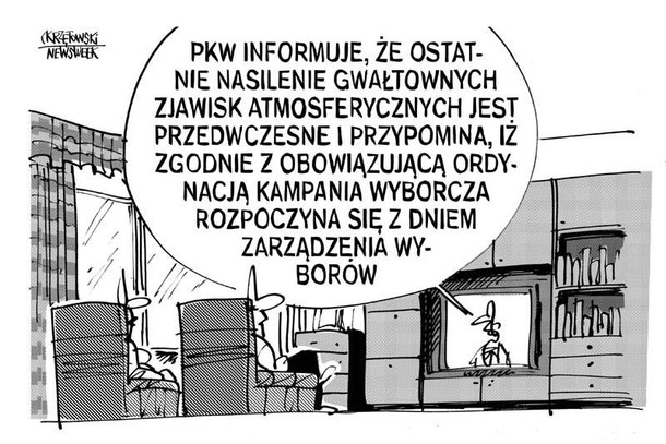 PKW informuje pogoda wybory kampania krzętowski