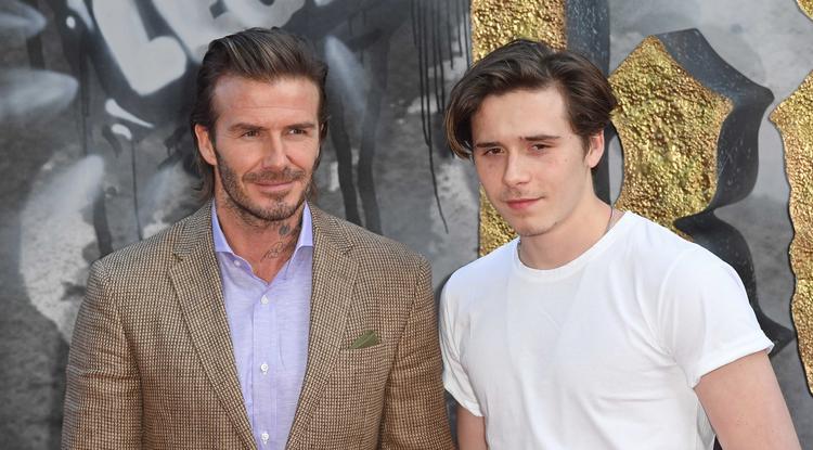 David Beckham és fia, Brooklyn
