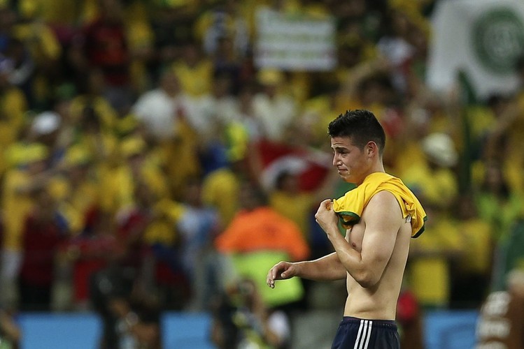 James Rodriguez po meczu z Brazylią płakał jak dziecko