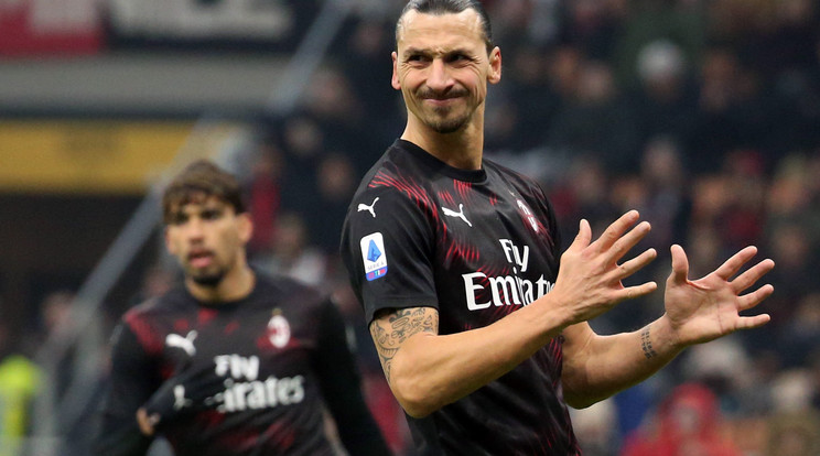 Zlatan Ibrahimovic a szezon végén lezárhatja futballkarrierjét /Fotó: MTI/EPA/ANSA/Matteo Bazzi