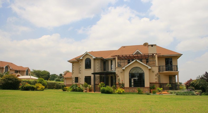 File image of a house in Nairobi's Runda Estate