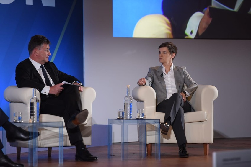 Miroslav Lajčak i Ana Brnabić