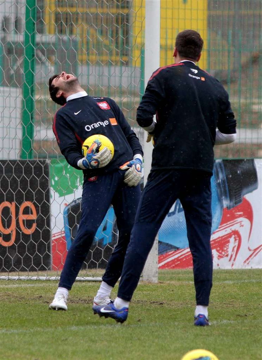 Trening reprezentacji polski