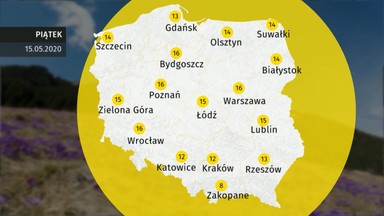 Prognoza pogody dla Polski - 15.05