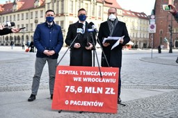 KO apeluje o otwarcie wszystkich szpitali tymczasowych w Polsce
