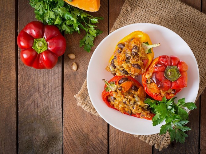 Recept za posne punjene paprike