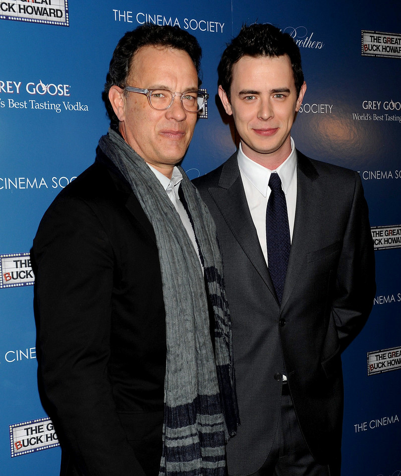 Tom Hanks z synem Colinem