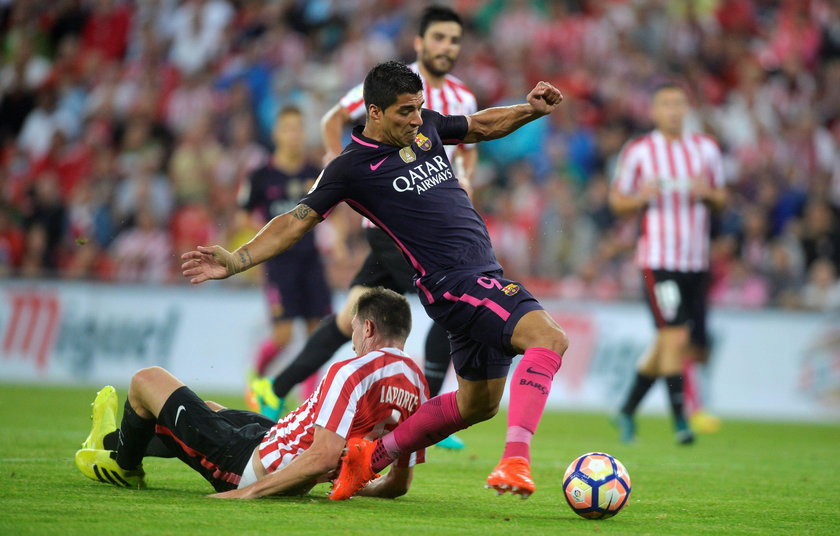 Luis Suarez zwyzywał sędziego w trakcie meczu FC Barcelony i Athleticu Bilbao