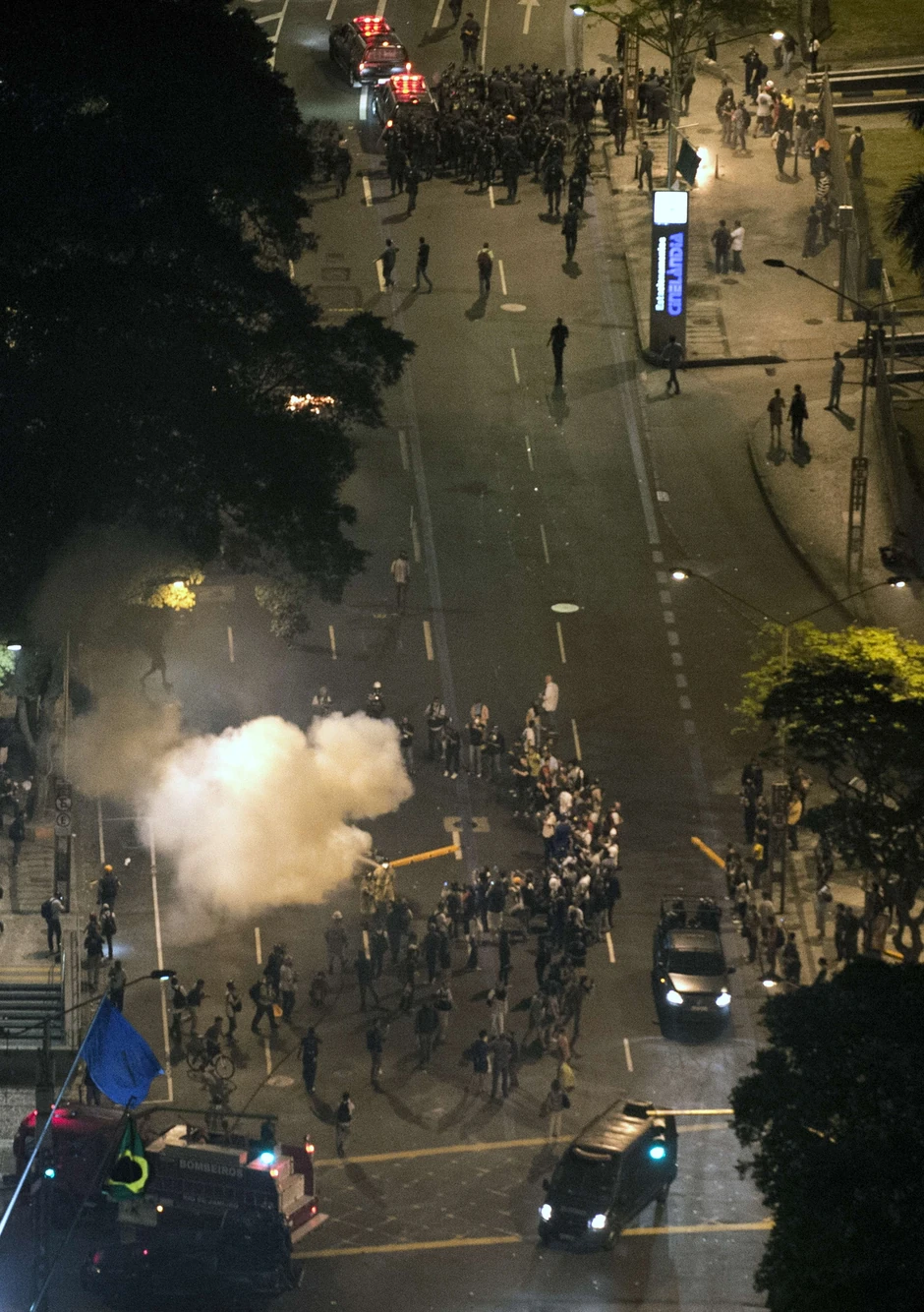 Okršaj policije i demonstranata u Brazilu