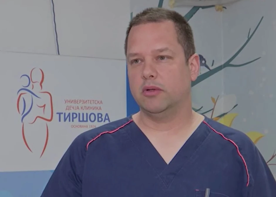 Doktor Vladimir Radlović iz Univerzitetske dečije klinike u Tiršovoj