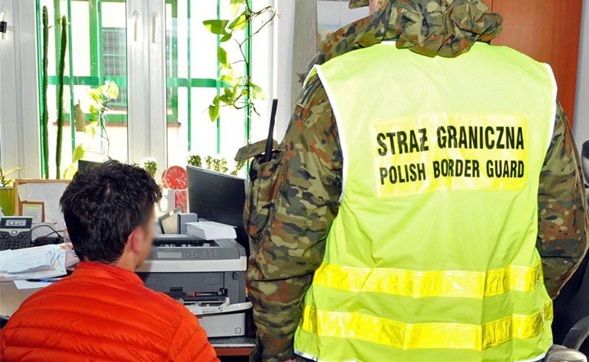 Mężczyzna został zatrzymany przez Straż Graniczną
