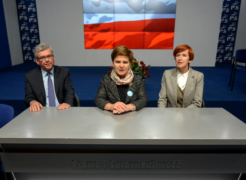 Beata Szydło Stanisław Karczewski Elżbieta Rafalska