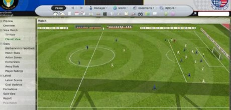 Screen z gry "Football Manager 2009"