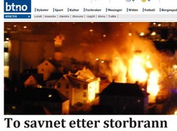 Pożar w Bergen. 2 Polaków zaginionych