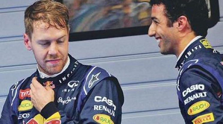 Vettel nem bír a csapattársával