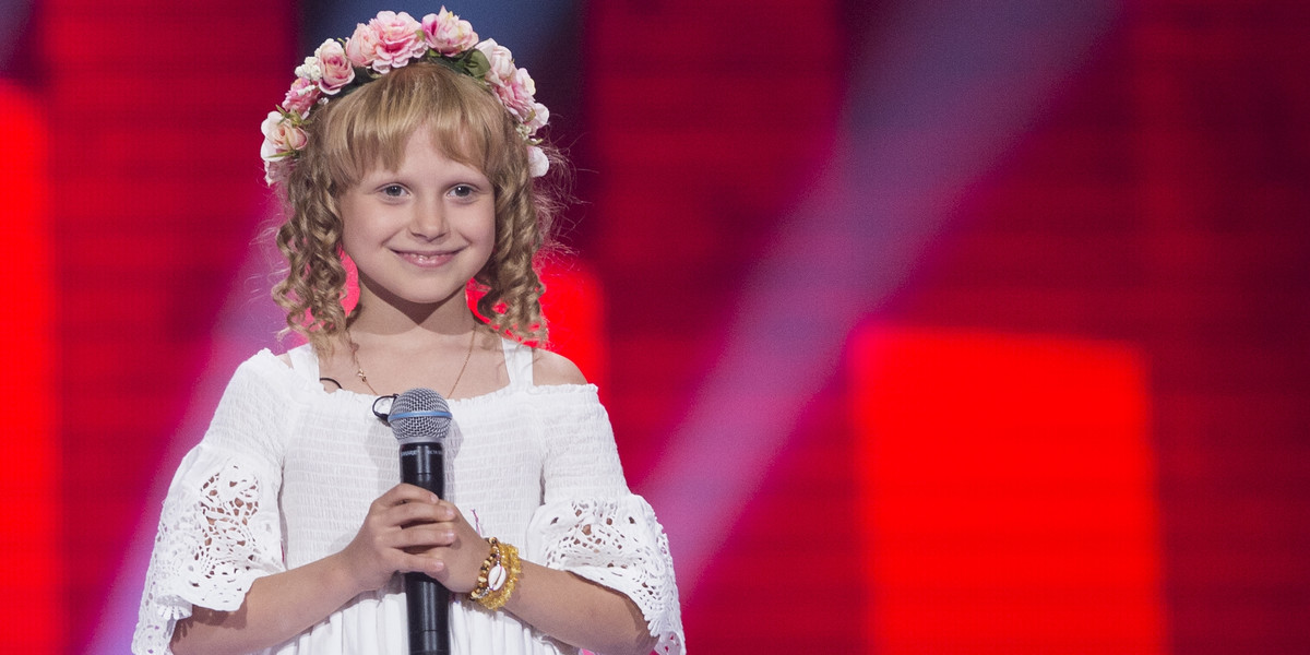 Lenka Ornowska skradnie serca trenerów w pierwszym odcinku piątej edycji "The Voice Kids" w TVP 2