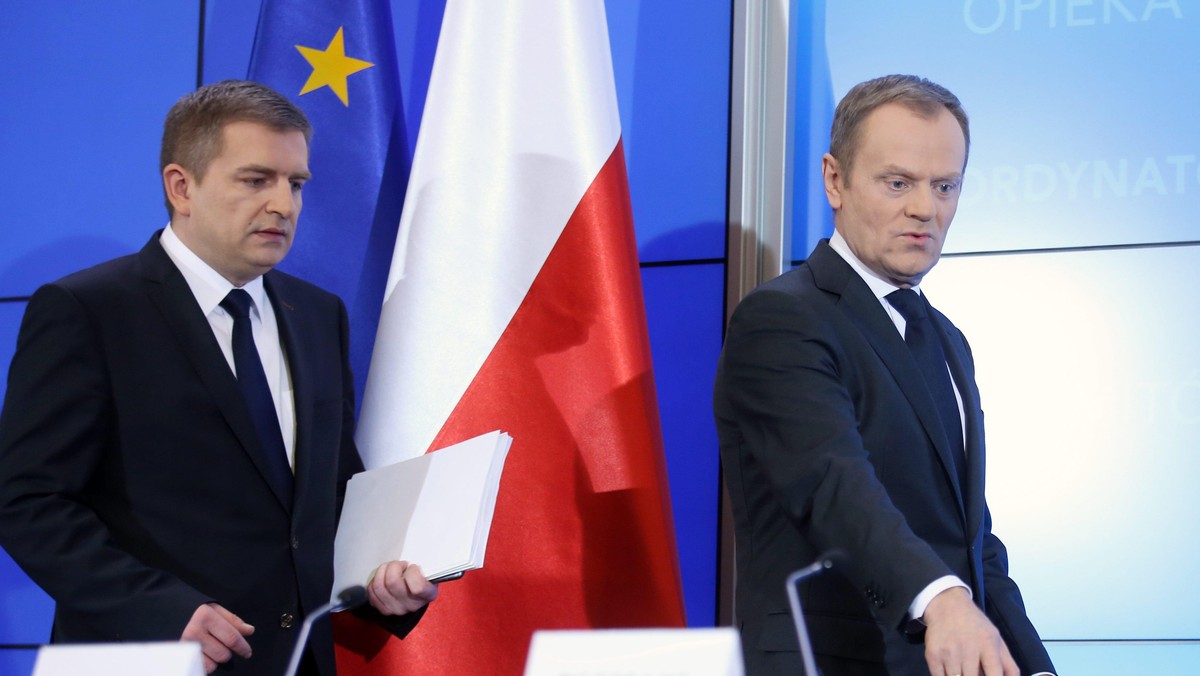 WARSZAWA TUSK ARUKOWICZ PAKIET KOLEJKOWY KONFERENCJA