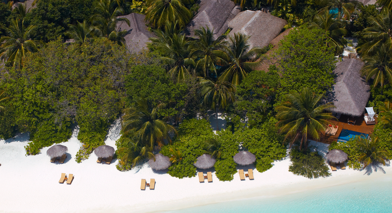 Baros Maldives, a luxury retreat on an island in the Indian Ocean, has won World's Most Romantic Resort for the fourth time in a row, and the sixth time overall. It has garnered the honor from World Travel Awards almost every year since 2012, with the exception of 2014.