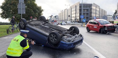 Tragiczny egzamin na prawo jazdy. ZOBACZ ZDJĘCIA Z WYPADKU!